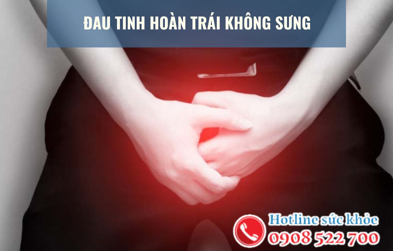 Đau tinh hoàn trái không sưng có nguy hiểm không?