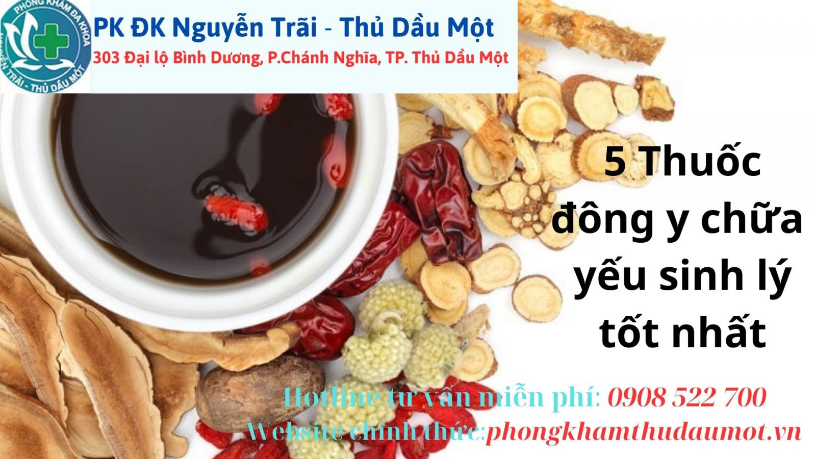 5 bài thuốc đông y chữa yếu sinh lý tốt nhất cho nam giới