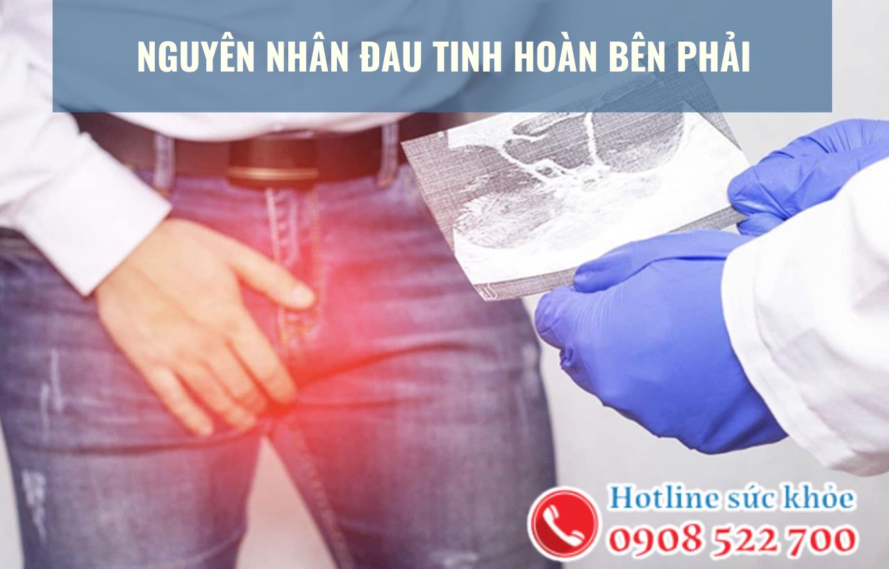 Nguyên nhân đau tinh hoàn bên phải do đâu?