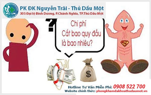 Giá cắt bao quy đầu ở bệnh viện Thuận An Bình Dương bao nhiêu tiền?