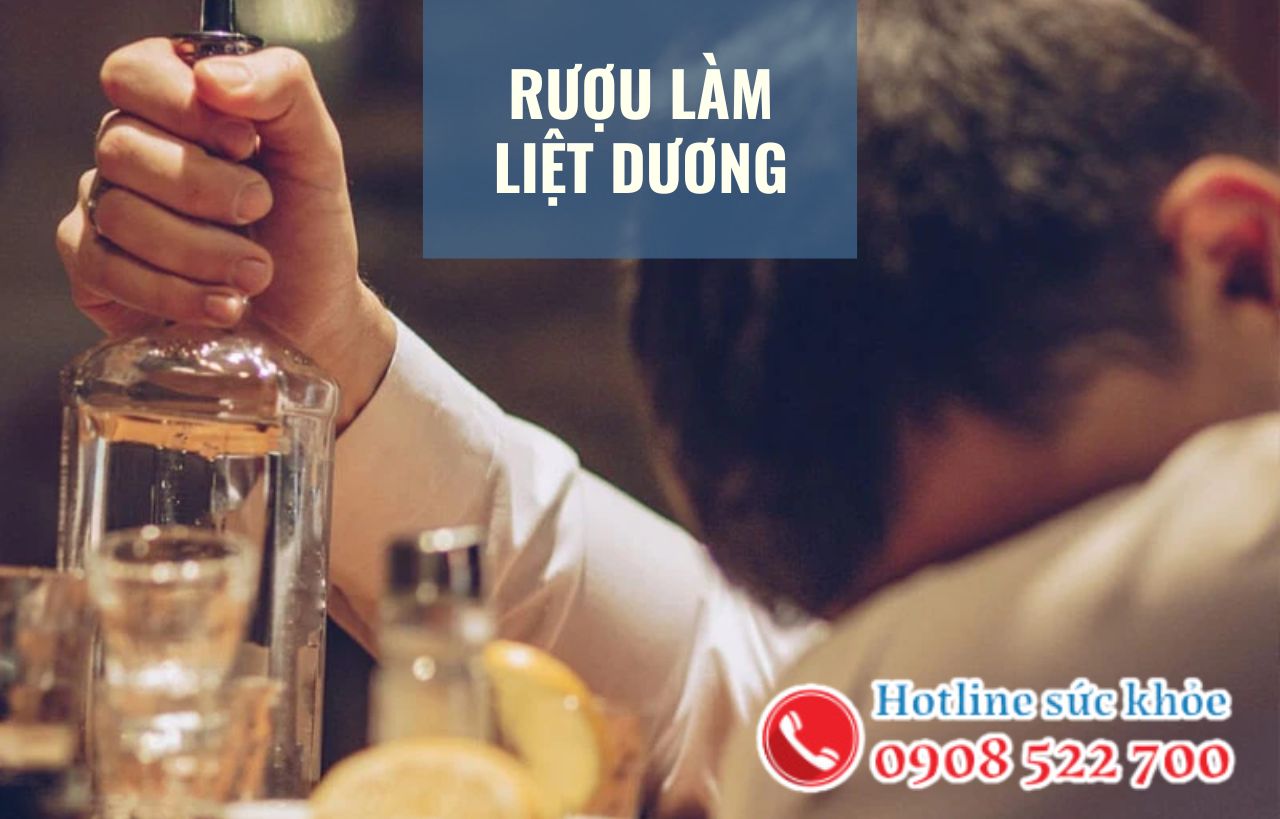 Rượu làm liệt dương có đúng không?