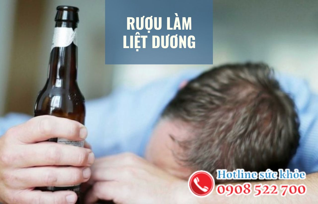 Rượu làm liệt dương có đúng không?