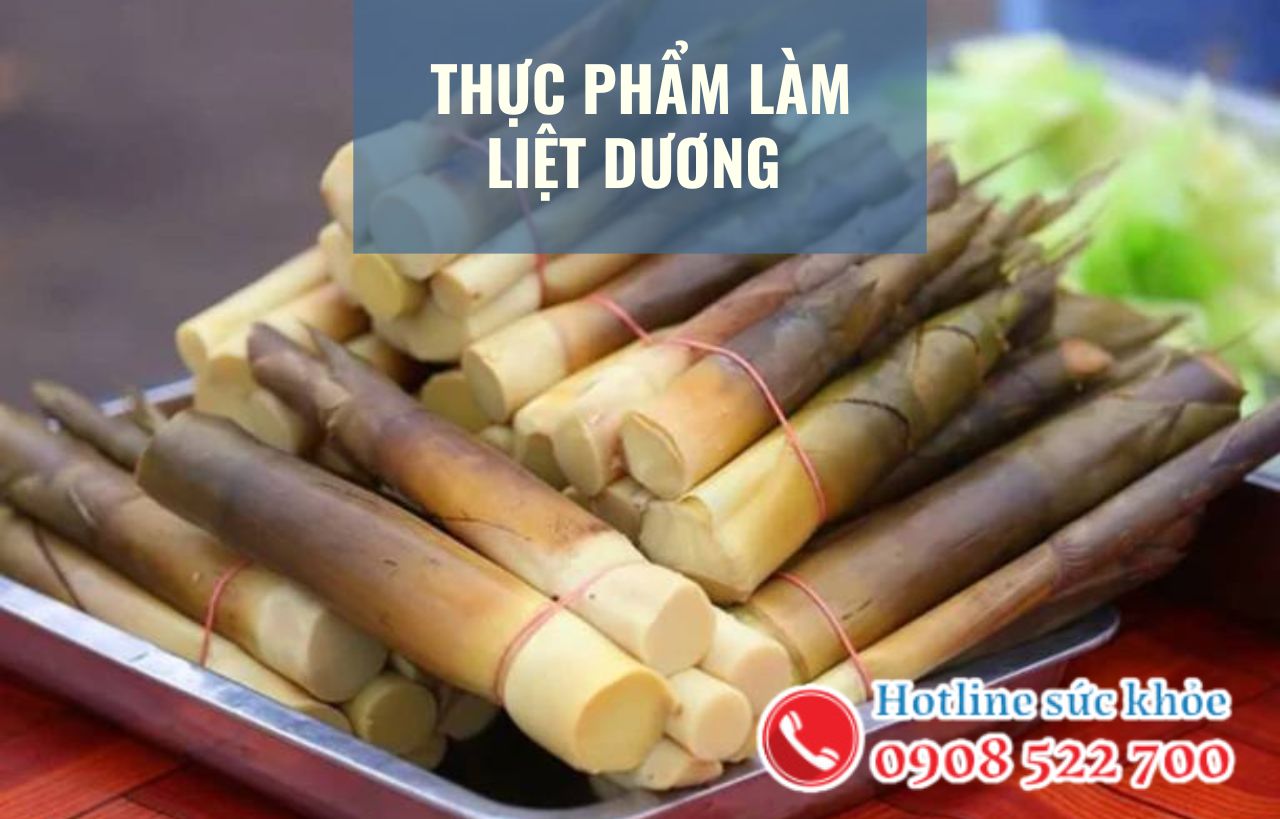 Thực phẩm làm liệt dương mà nam giới cần chú ý?