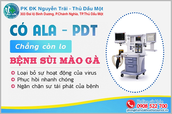 Đa khoa Thủ Dầu Một phòng khám điều trị sùi mào gà hiệu quả