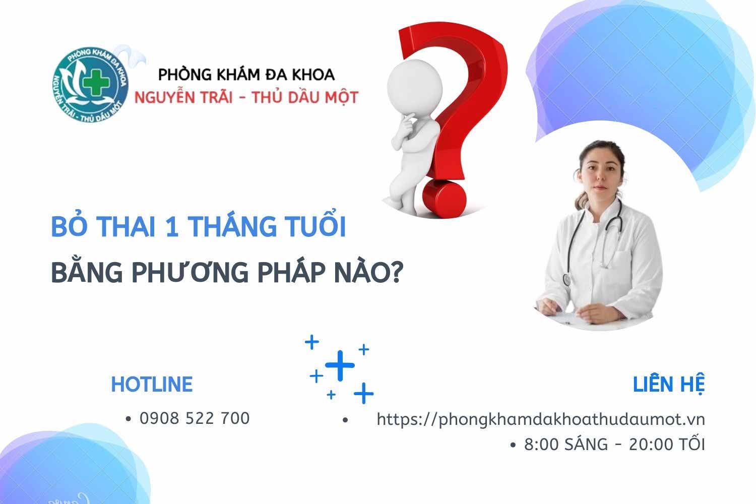 Cách bỏ thai 1 tháng an toàn, cần cân nhắc những gì trước khi bỏ thai?