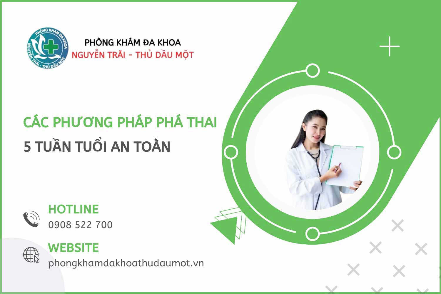 Đỉnh chỉ thai 6 tuần tuổi ở đâu uy tín tại Thủ Dầu Một - Bình Dương