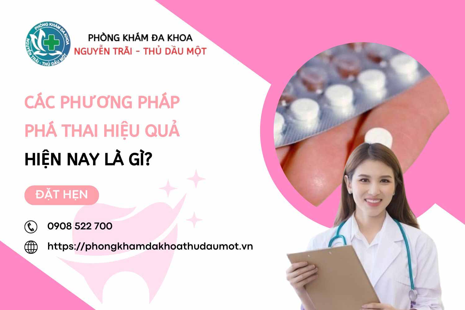 Các phương pháp phá thai an toàn và hiệu quả hiện này là những phương pháp nào?