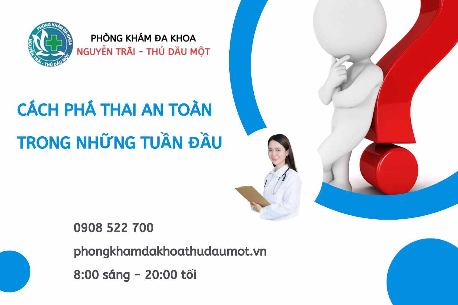 Cách phá thai an toàn trong những tuần đầu