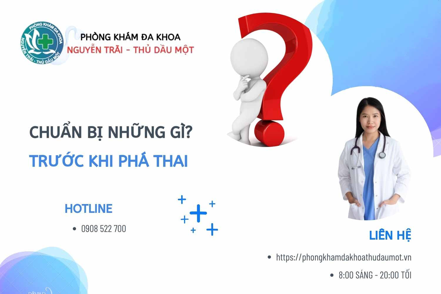 Cần chuẩn bị những gì trước khi tiến hành phá thai?