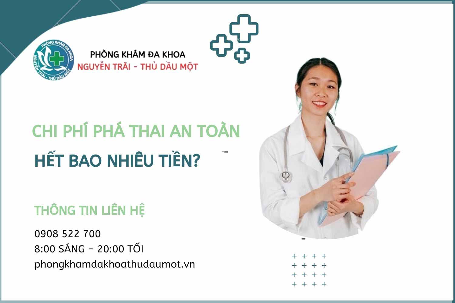 Chi phí phá thai an toàn bao nhiêu tiền?