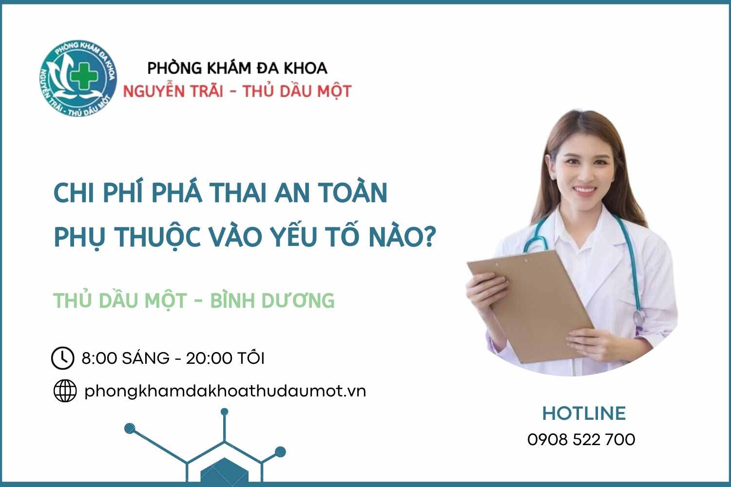 Chi phí phá thai an toàn phụ thuộc vào các yếu tố nào?