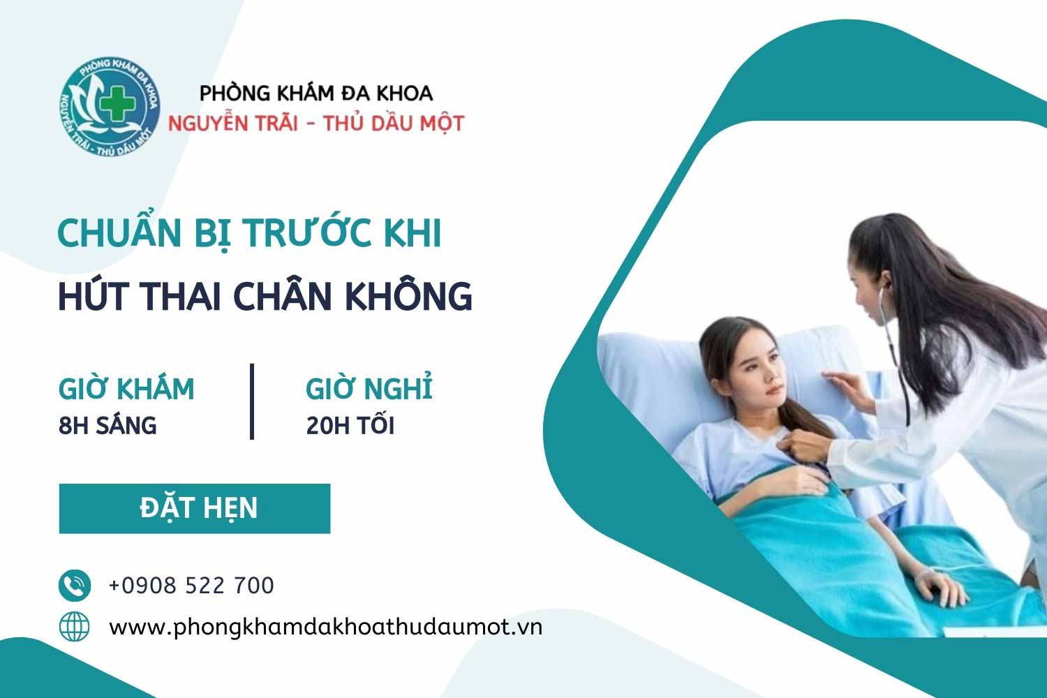 Cần chuẩn bị những gì trước khi thực hiện hút thai chân không?