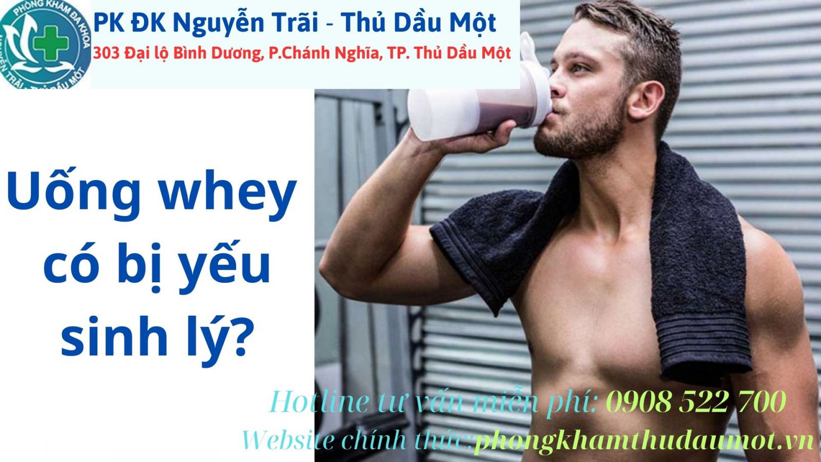 Đàn ông uống whey có bị yếu sinh lý không?