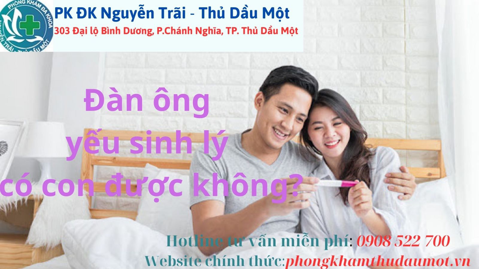 Đàn ông yếu sinh lý có con được không?