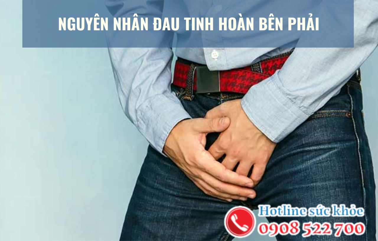 Nguyên nhân đau tinh hoàn bên phải do đâu?