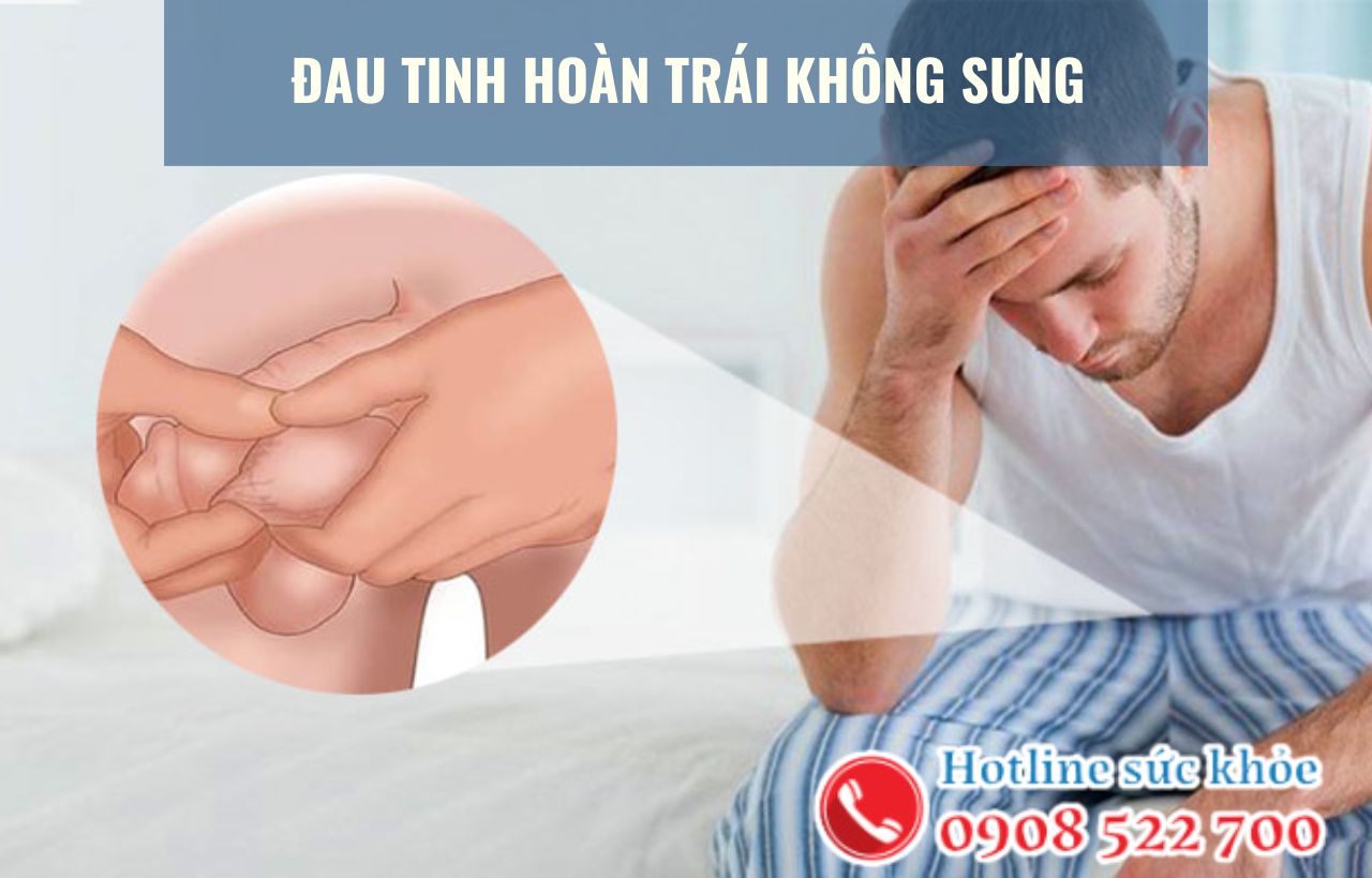 Đau tinh hoàn trái không sưng có nguy hiểm không?