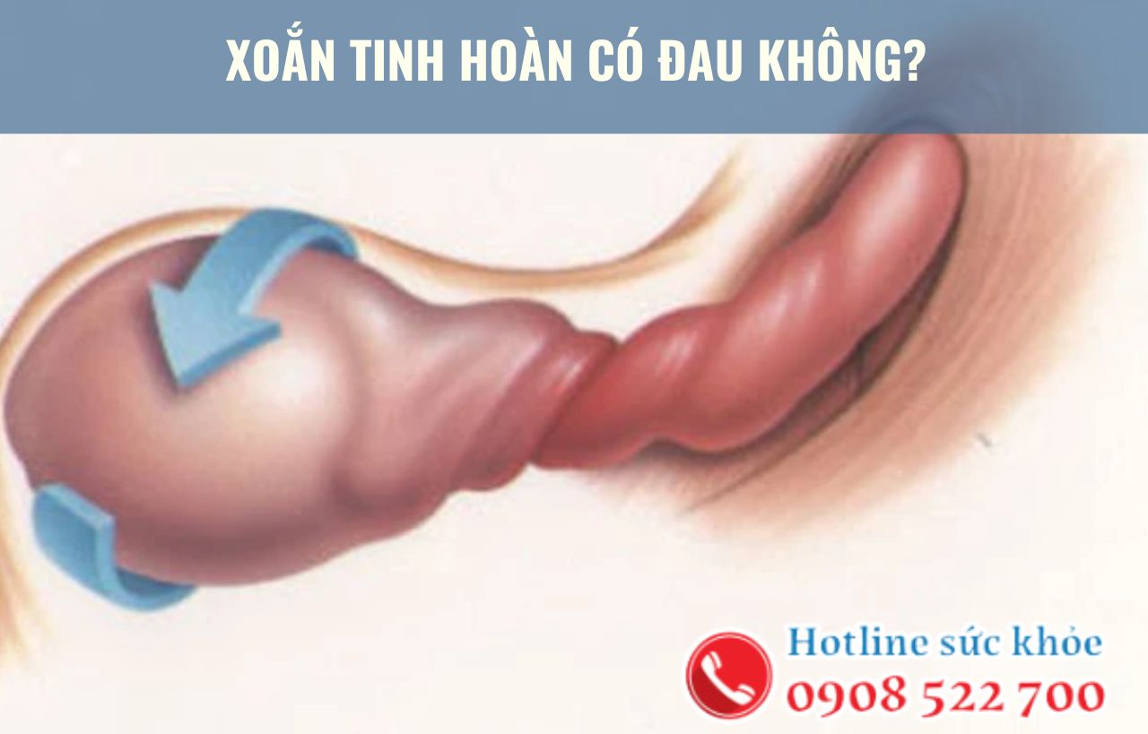 Xoắn tinh hoàn có đau không?