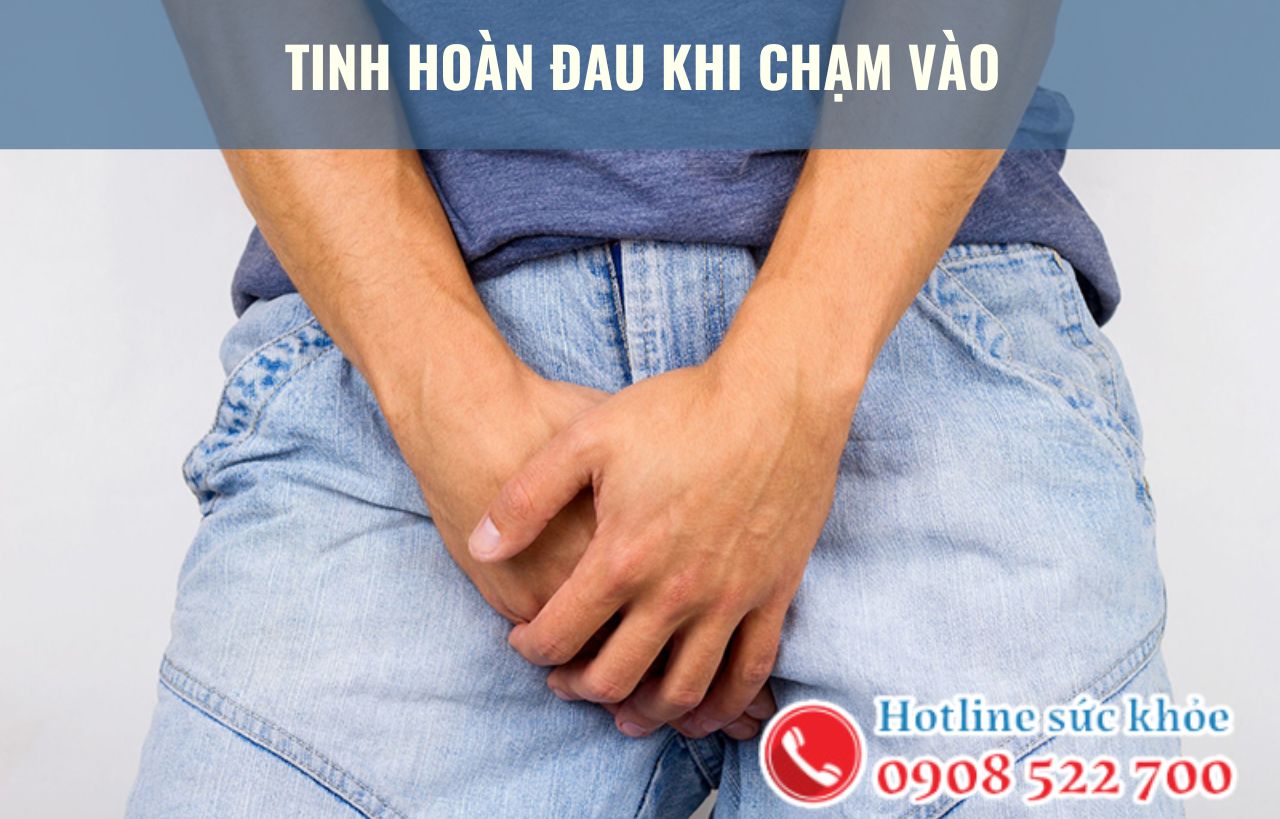 Tinh hoàn đau khi chạm vào có phải đã mắc bệnh lý nam khoa?