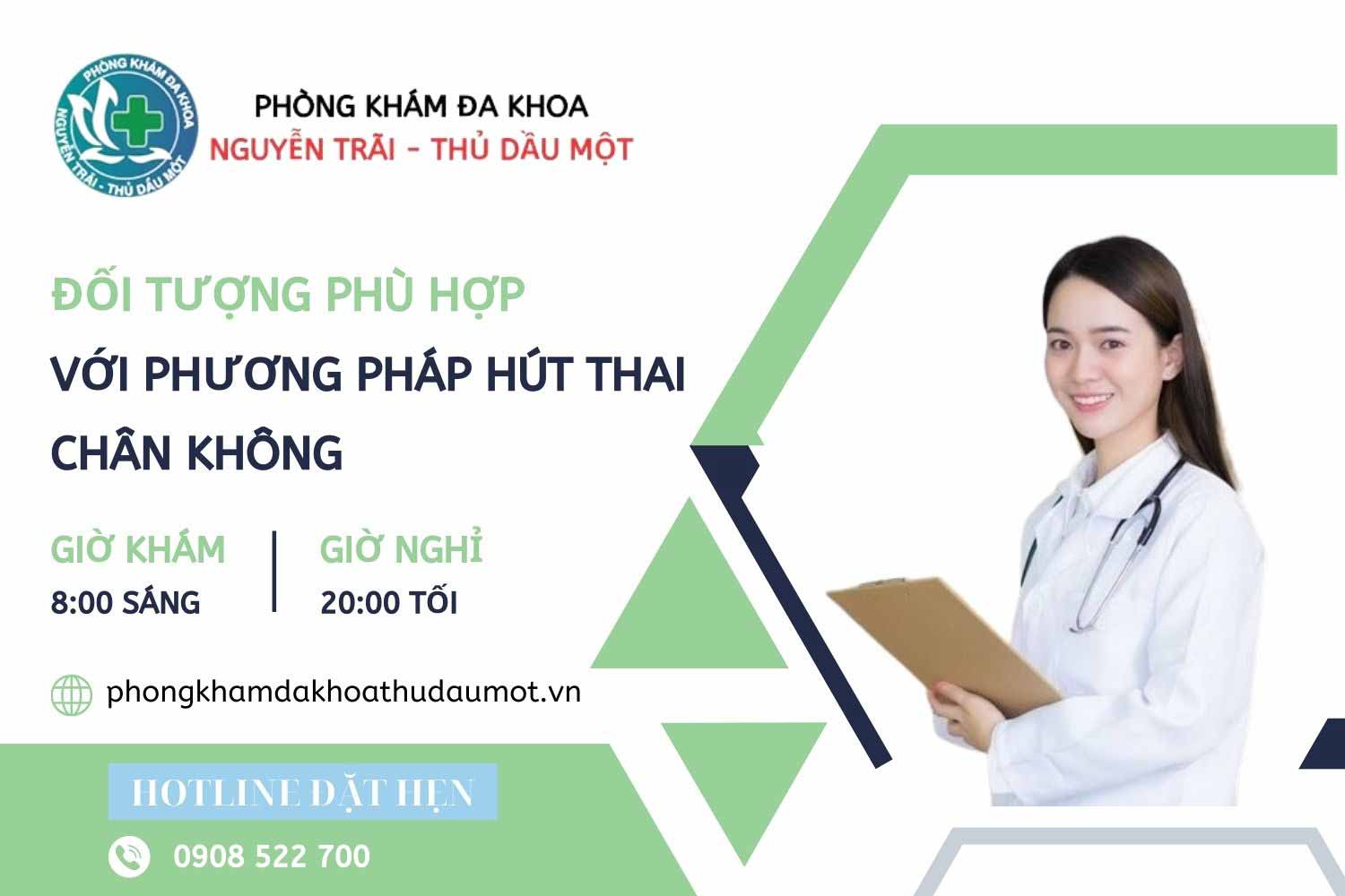 Những đối tượng phù hợp với phương pháp hút thai chân không