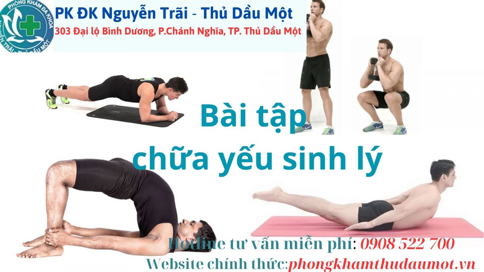 Gợi ý các bài tập chữa yếu sinh lý đơn giản, hiệu quả