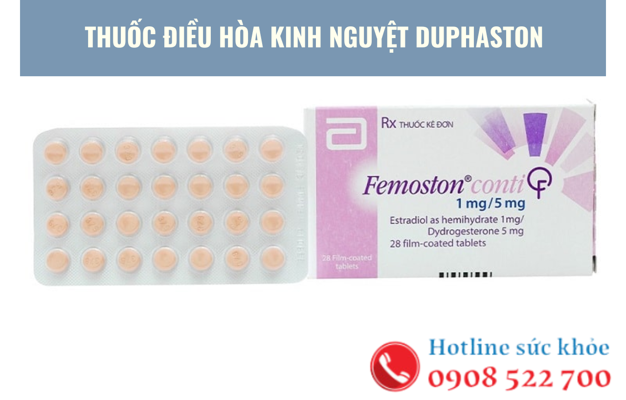 Thuốc điều hòa kinh nguyệt Duphaston nên dùng trong trường hợp nào?