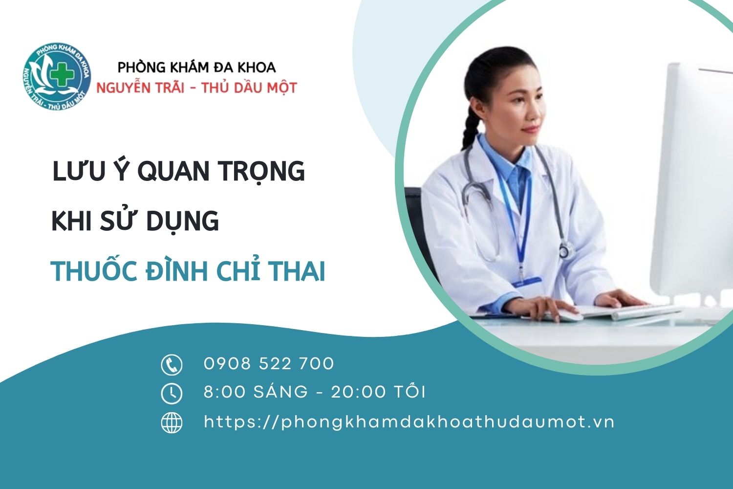 Những lưu ý quan trọng khi sử dụng thuốc đình chỉ thai