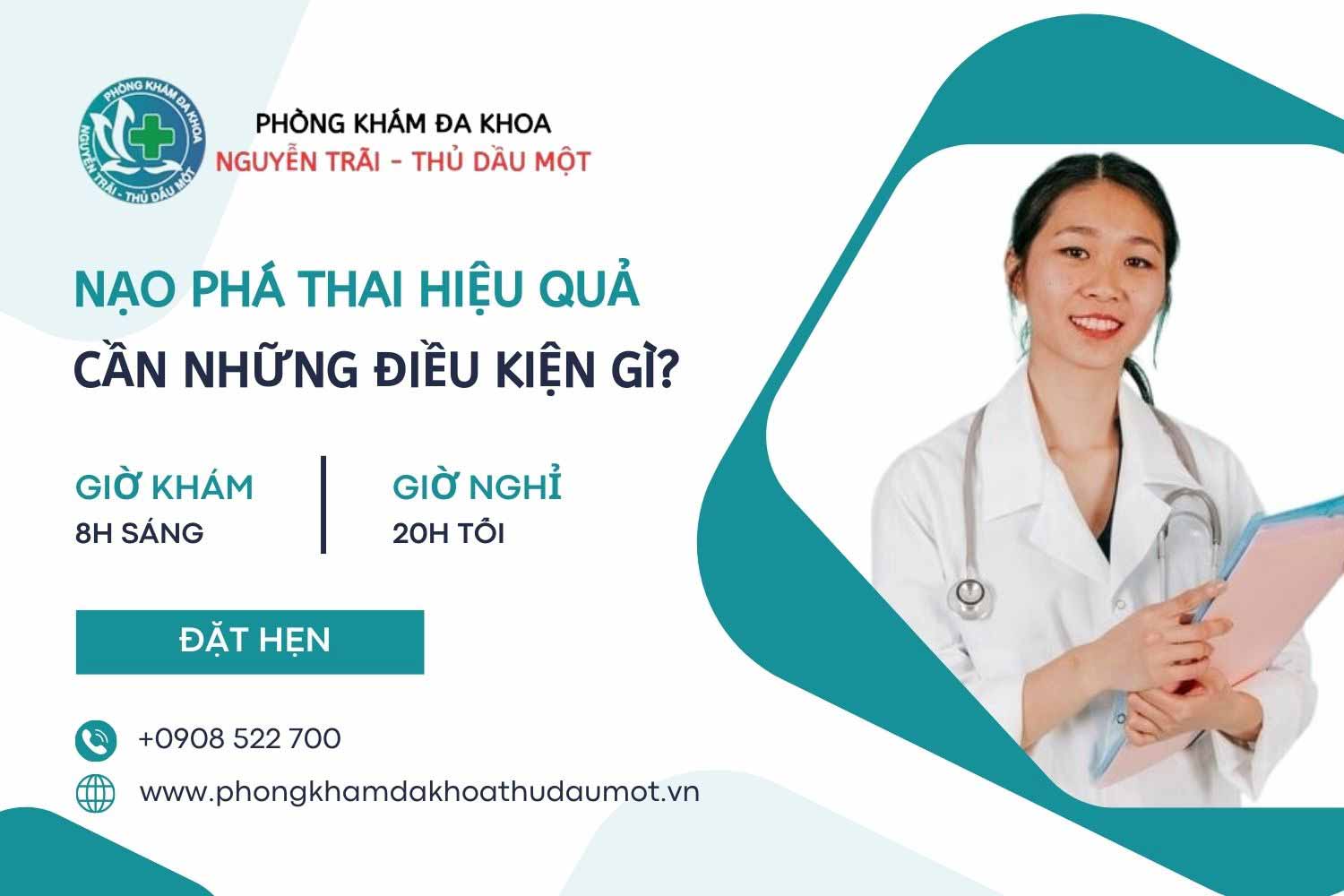 Nạo phá thai an toàn và hiệu quả cần những điều kiện gì?