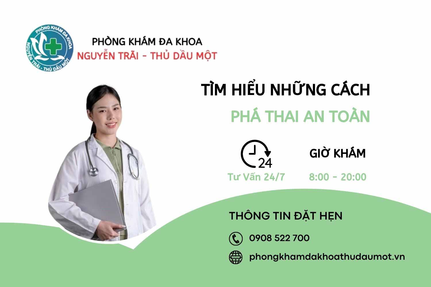 Những cách phá thai an toàn hiện nay