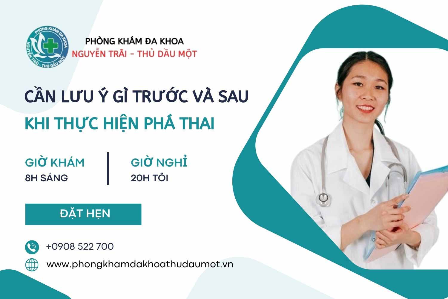 Những điều cần lưu ý gì trước và sau khi thực hiện phá thai