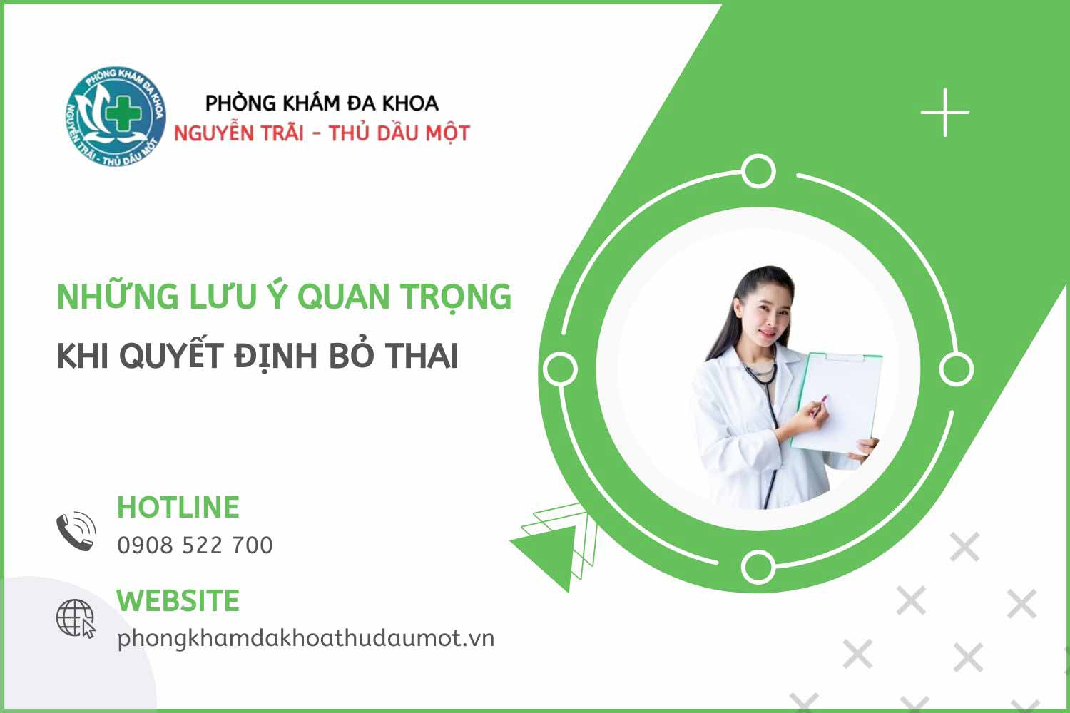 Những lưu ý đặc biệt khi quyết định bỏ thai nhằm đảm bảo sự an toàn