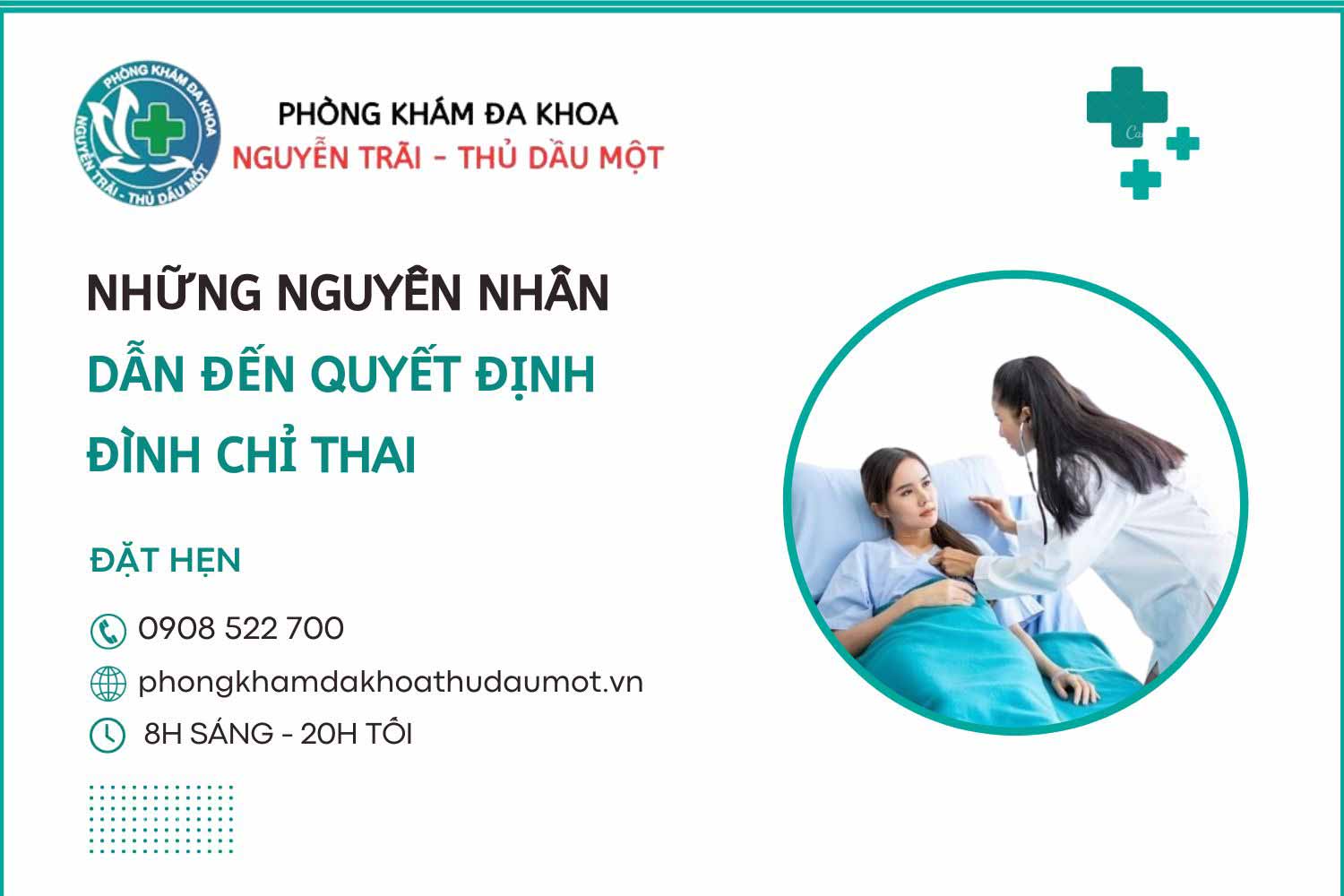 Những nguyên nhân dẫn đến quyết định đình chỉ thai 6 tuần