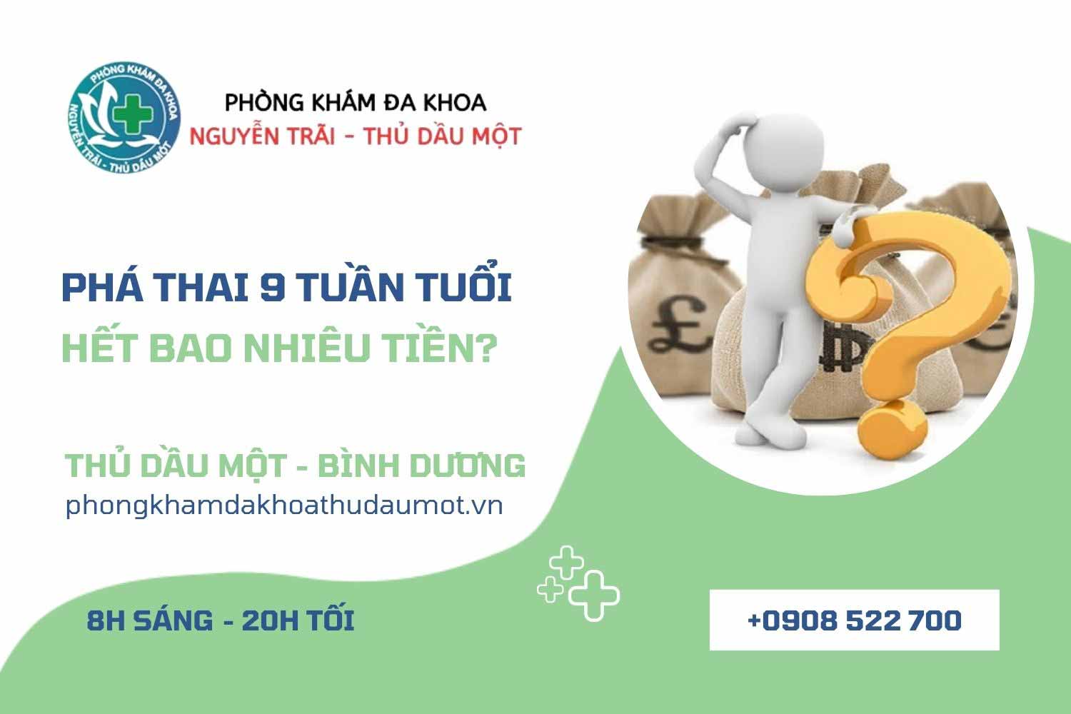 Phá thai 9 tuần hết bao nhiêu tiền, những yếu tố ảnh hưởng đến chi phí phá thai?