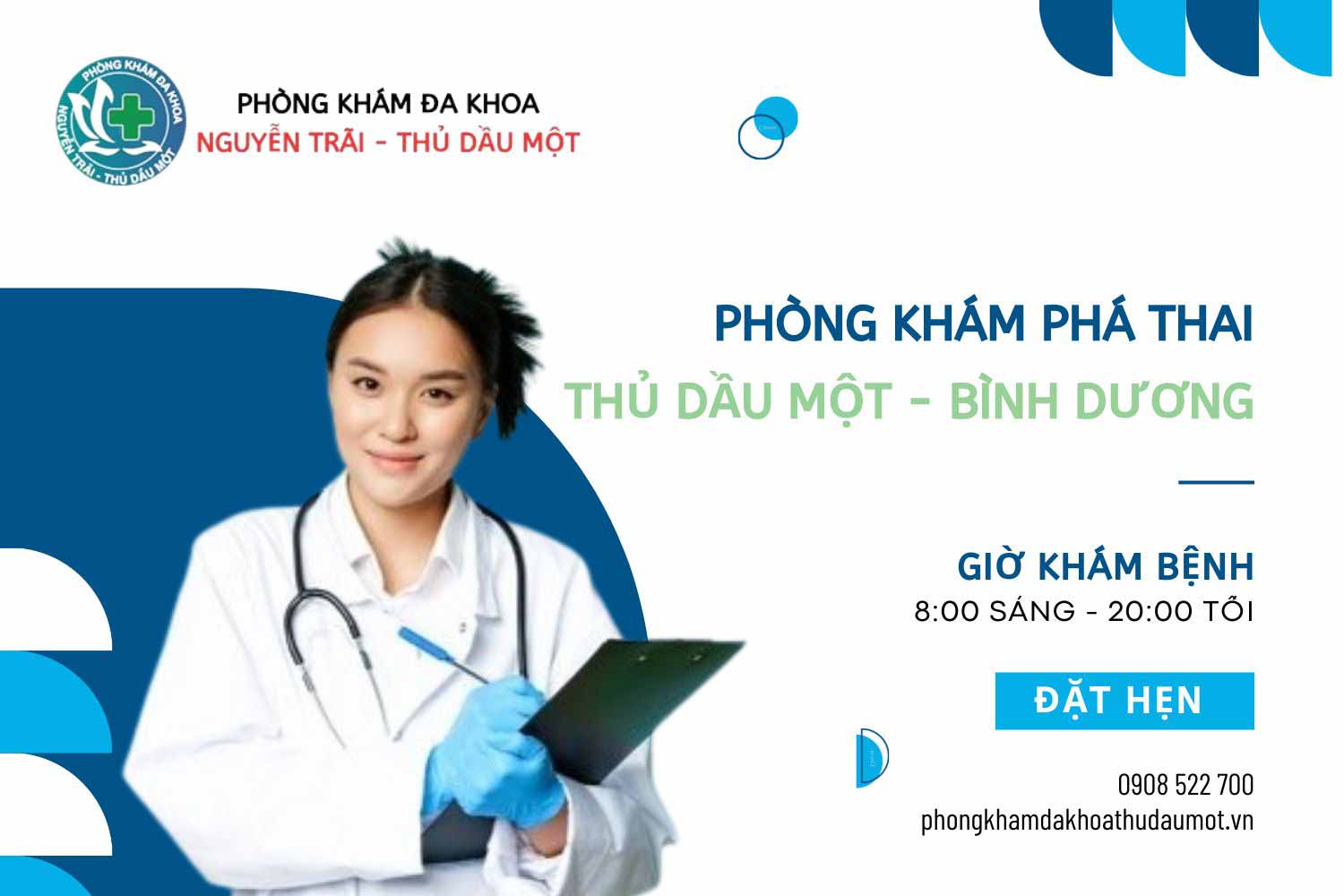 Địa chỉ phá thai an toàn ở Thủ Dầu Một - Bình Dương