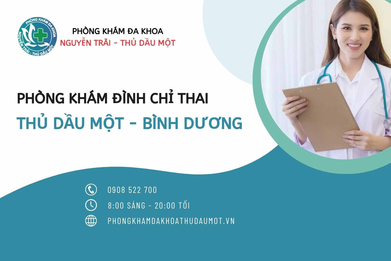 Phòng khám phá thai an toàn và uy tín ở Thủ Dầu Một - Bình Dương