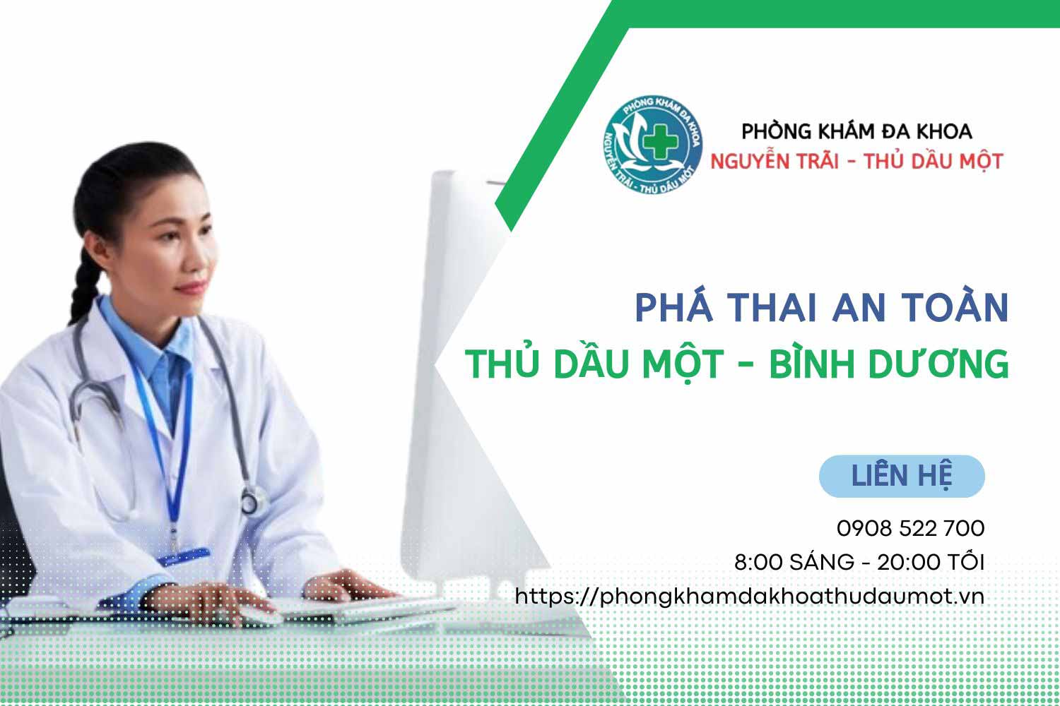 Địa chỉ phá thai an toàn và uy tín tại Thủ Dầu Một - Bình Dương