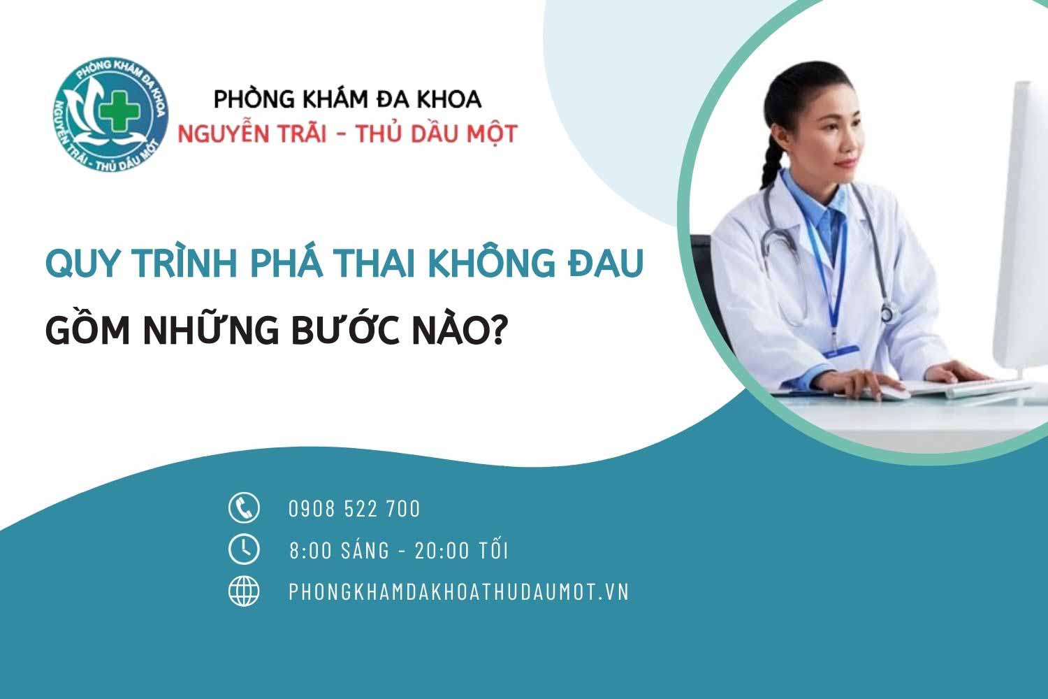 Quy trình phá thai không đau gồm những bước nào?