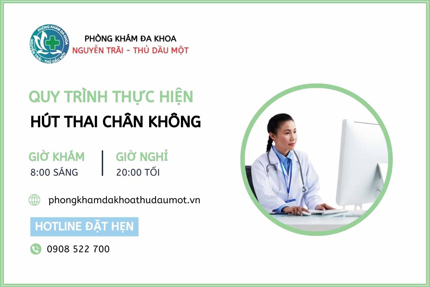 Quy trình phá thai bằng phương pháp hút chân không