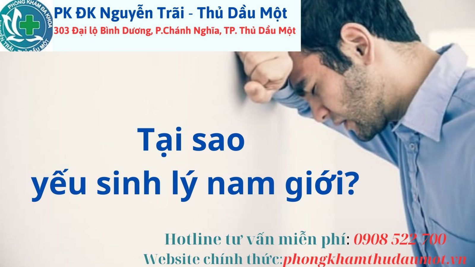 Tại sao yếu sinh lý nam giới? Cách khắc phục