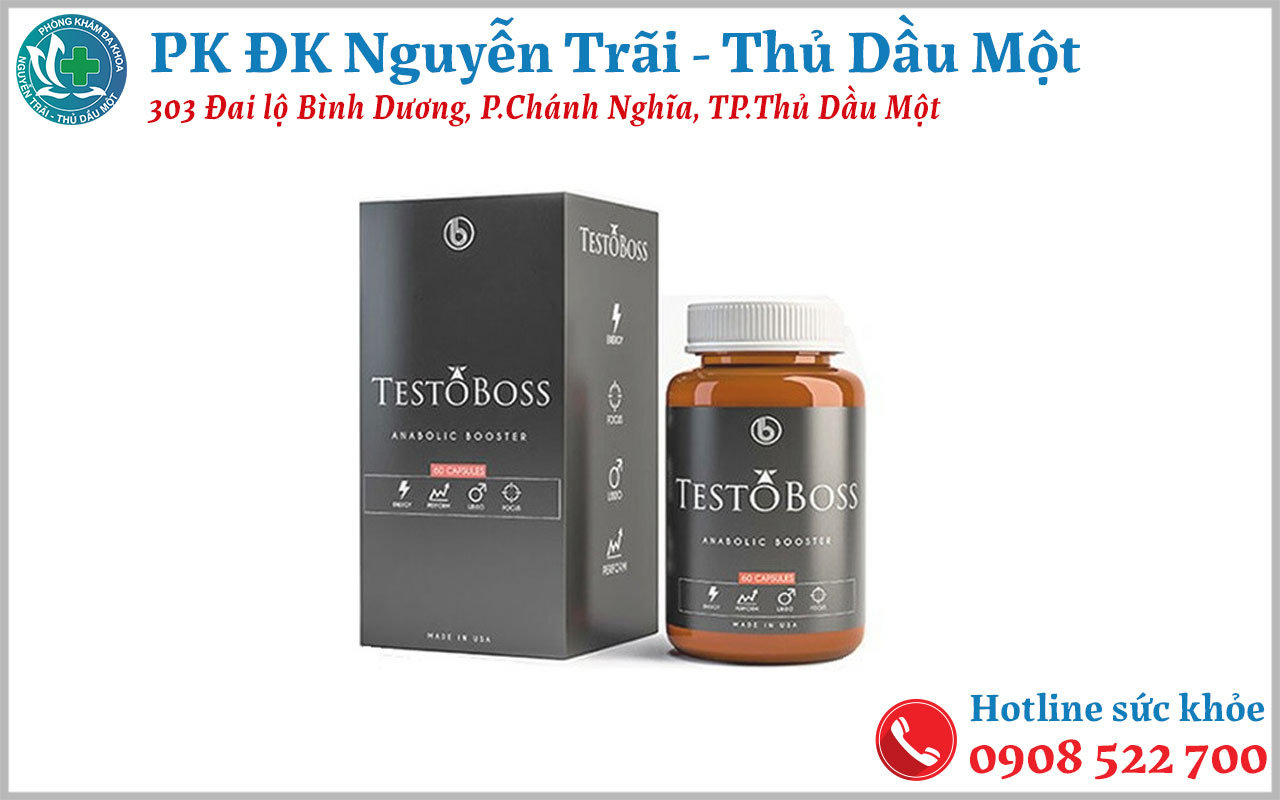 Thực phẩm chức năng chữa xuất tinh sớm Testoboss