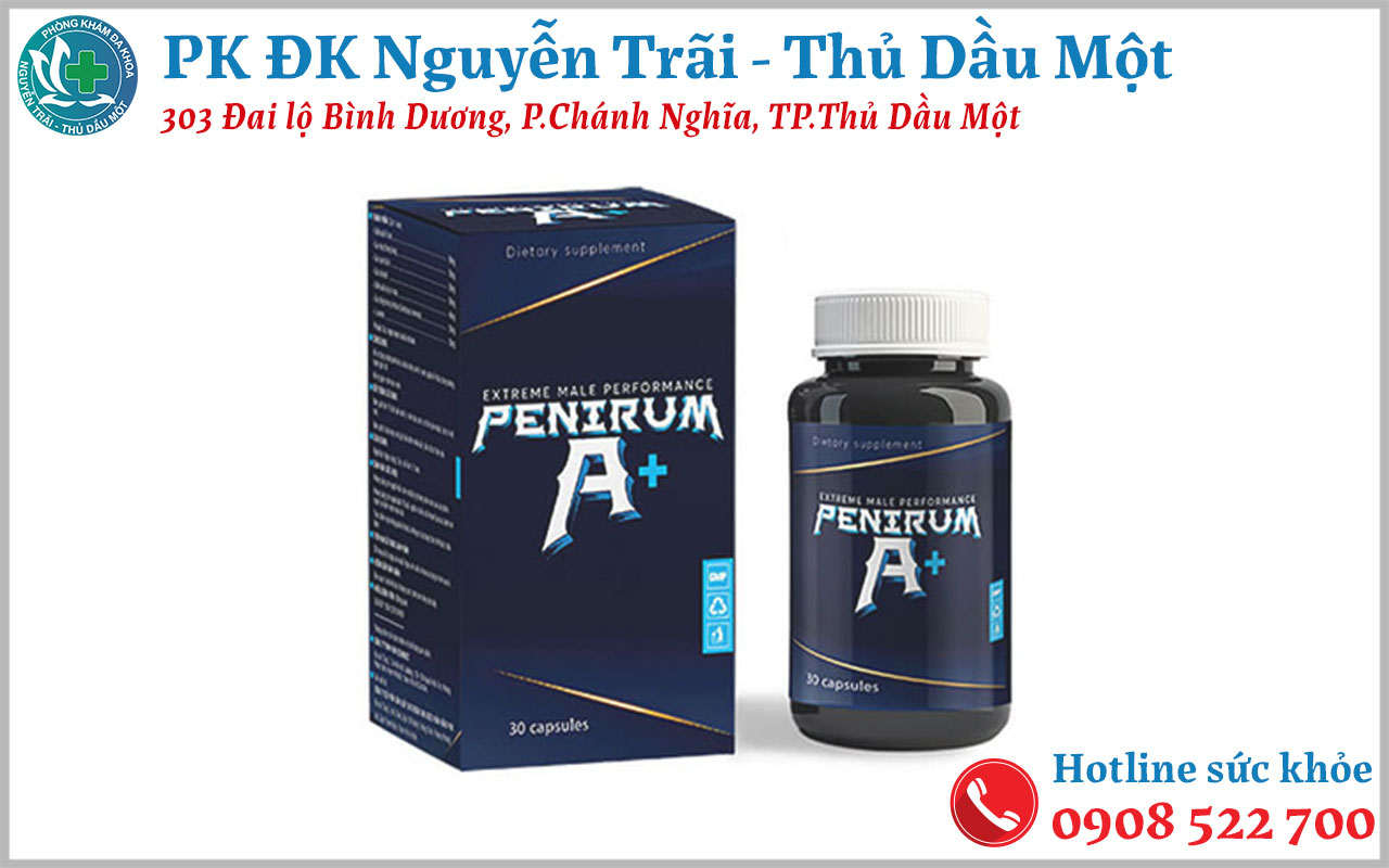 Thực phẩm chức năng chữa xuất tinh sớm Penirum A+