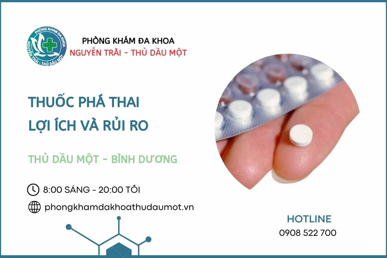 Lợi ích và rủi ro khi uống thuốc phá thai