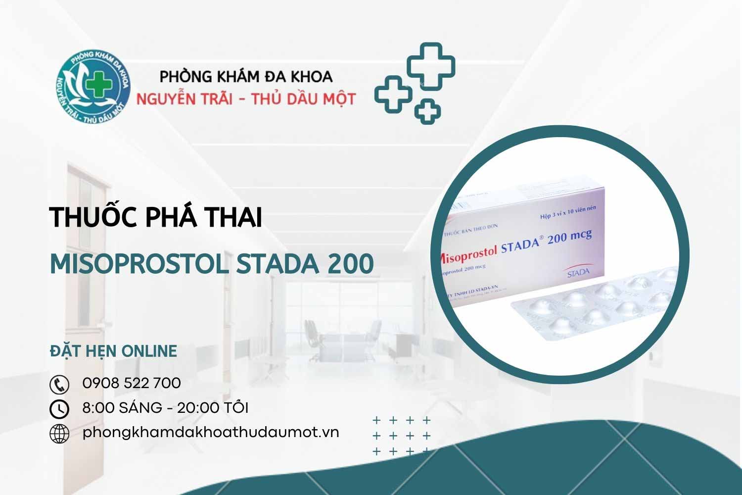 Thuốc phá thai Misoprostol Stada