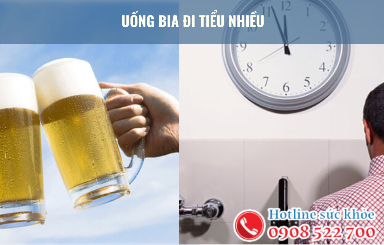 Uống bia đi tiểu nhiều có nguy hiểm?