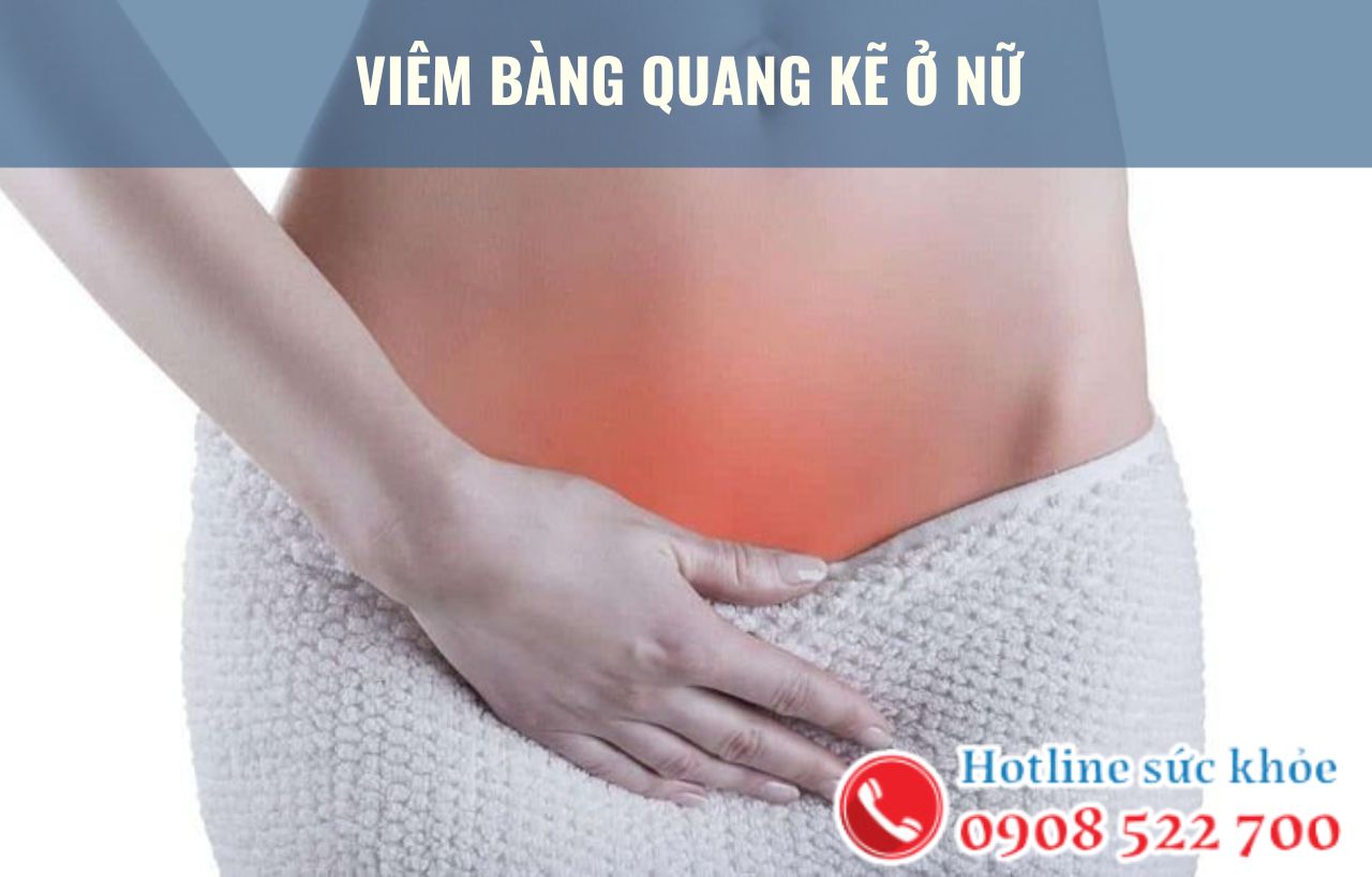 Viêm bàng quang kẽ ở nữ có triệu chứng như thế nào?