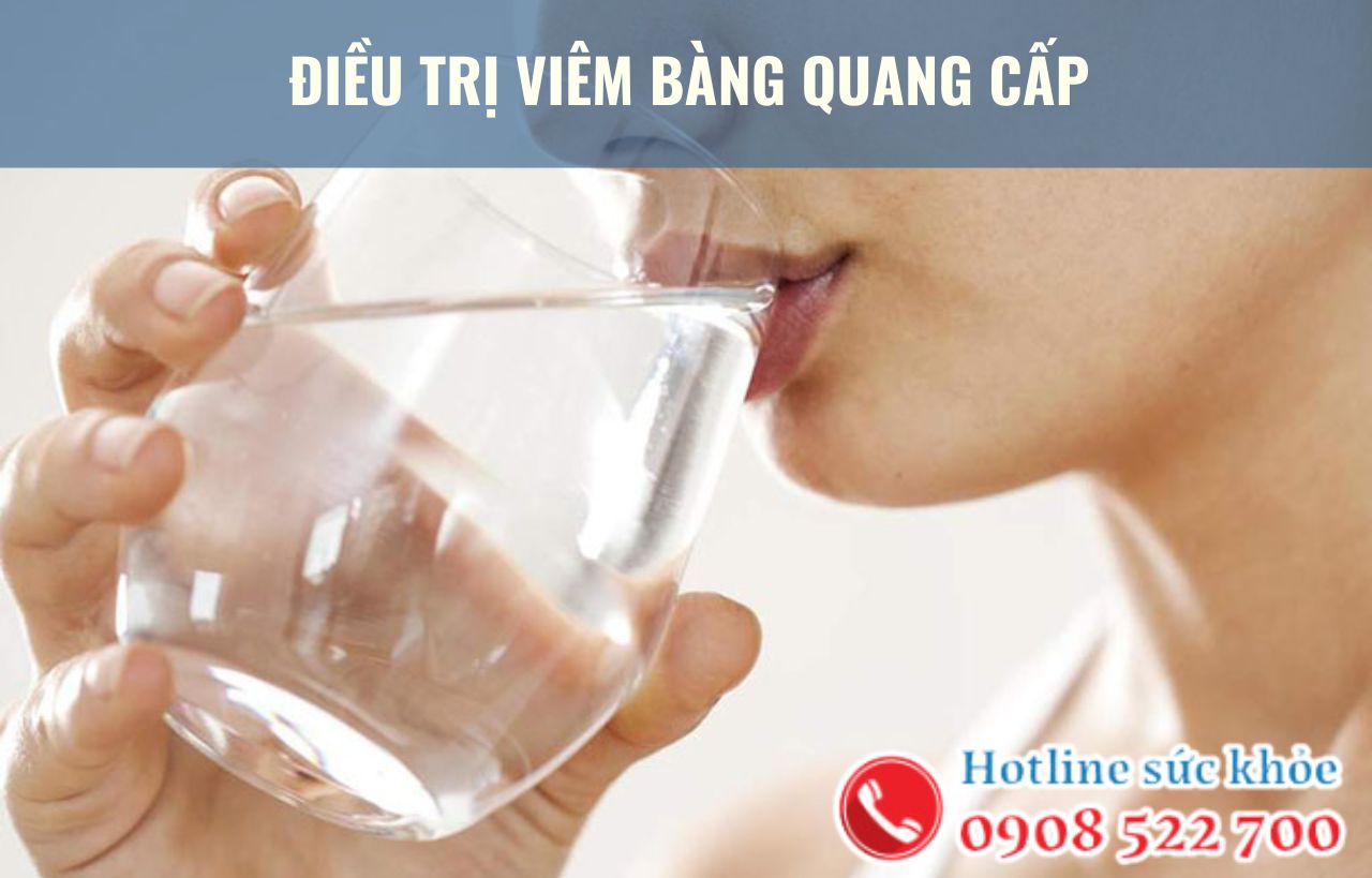 Điều trị viêm bàng quang cấp như thế nào?