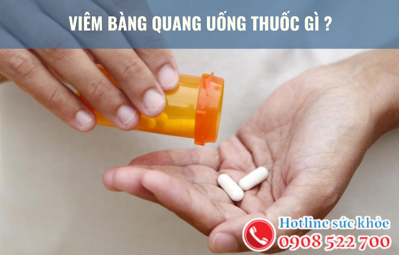 Viêm bàng quang uống thuốc gì?