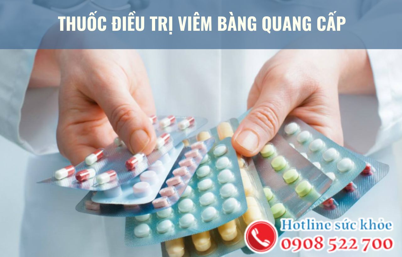 Thuốc điều trị viêm bàng quang cấp mua ở đâu?