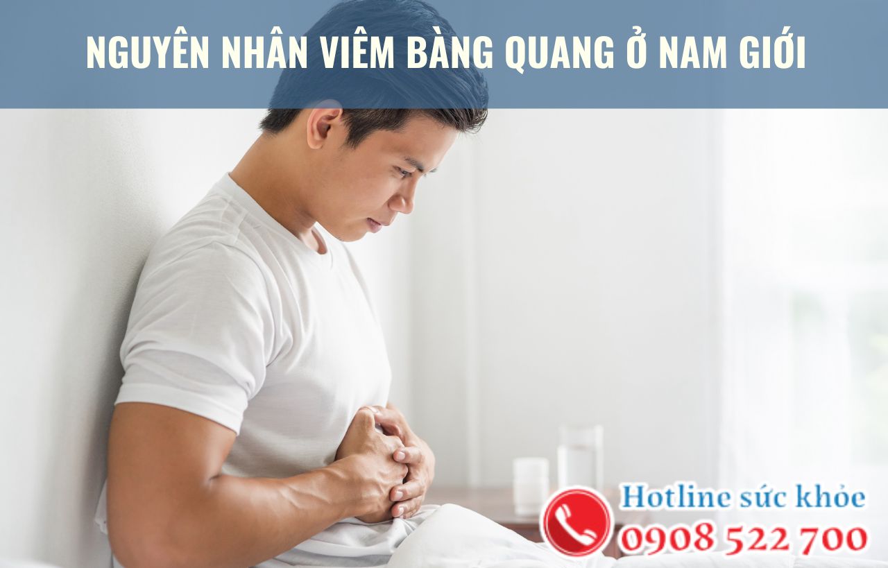 Nguyên nhân viêm bàng quang ở nam giới xuất phát từ đâu?