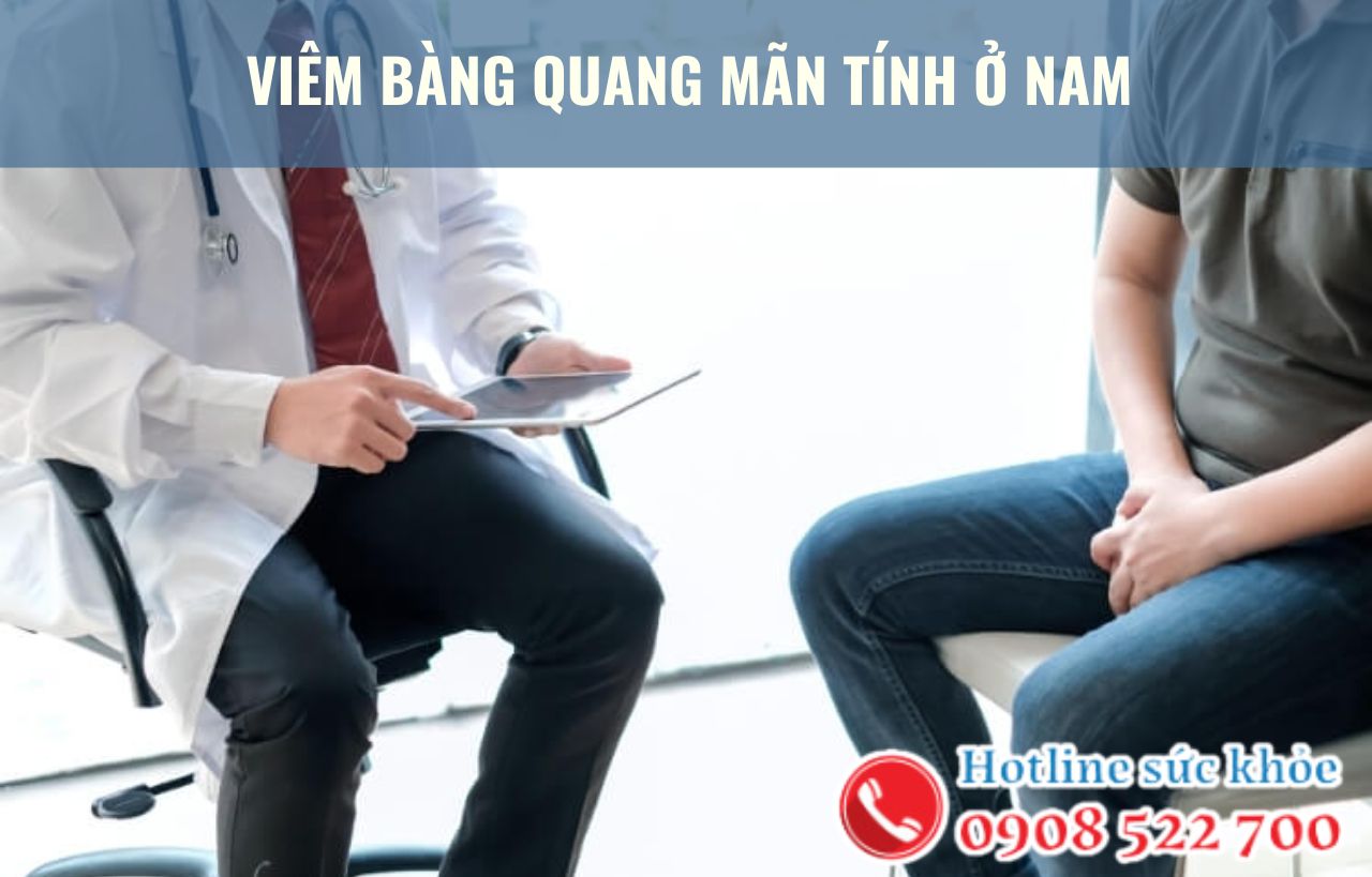 Viêm bàng quang mãn tính ở nam gây ra bởi những yếu tố nào?