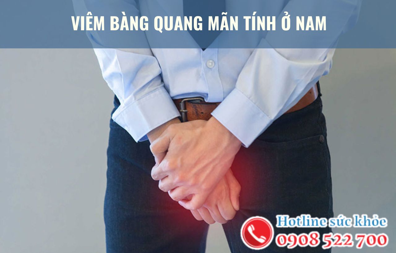 Viêm bàng quang mãn tính ở nam gây ra bởi những yếu tố nào?